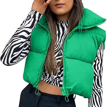 Nylon Zipper Outervest Padded Vest