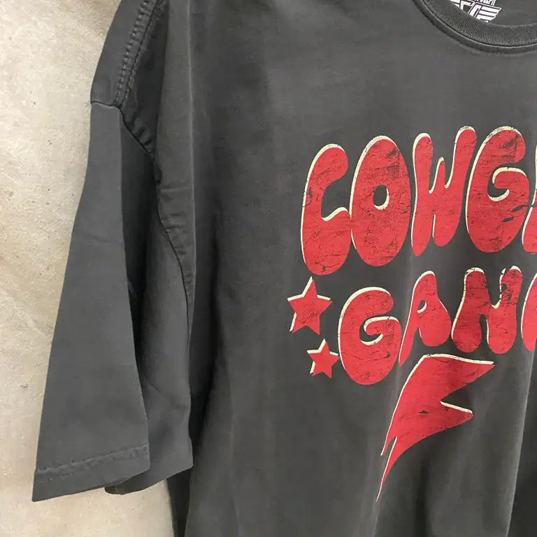 Cowgirl Gang Oversized Cropped T- Shirt