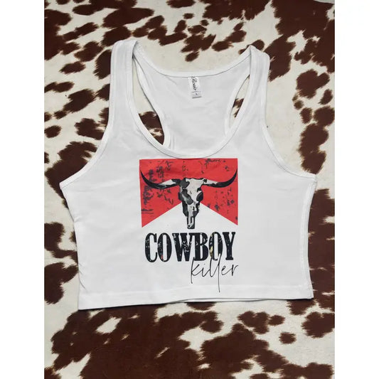 Cowboy Killer Cropped Tank Top